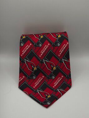 Touchdown Style: Arizona Cardinals NFL 100% Silk Grid Tie